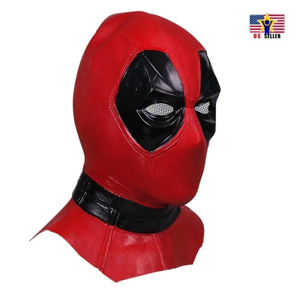 Diona J Deadpool America Helmet Latex Rubber Horror Scary Mask Halloween…